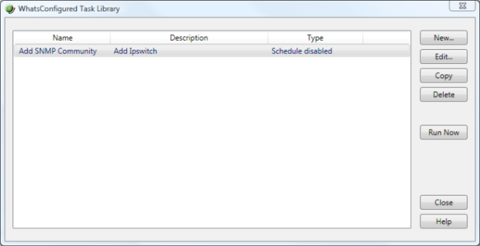 WhatsConfigured Task Library