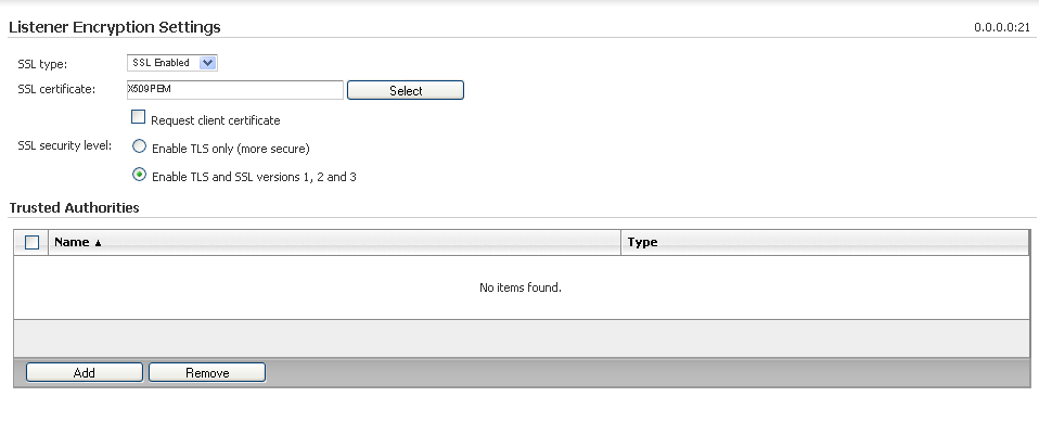 Listener Encryption