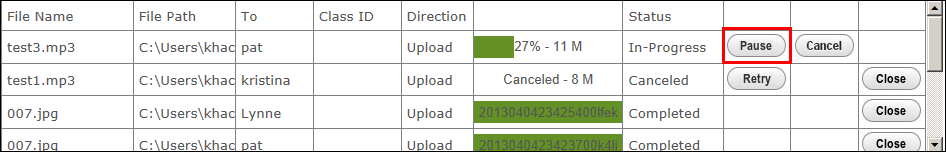 PauseTransfer