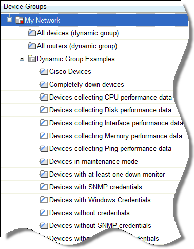 preconfig dynamic groups