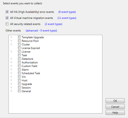 Configure Event Collection