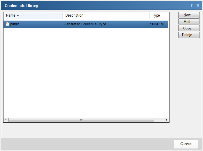 Using the Credentials Library