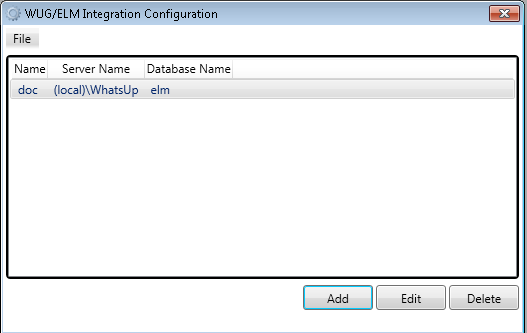 Integration Configuration Tool