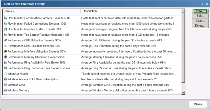 しきい値ライブラリ
