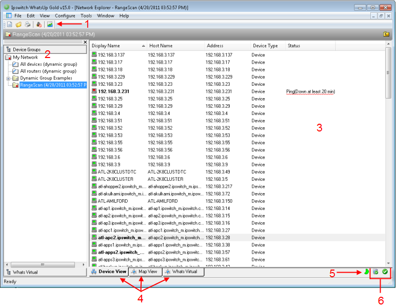 關於 WhatsUp 主控台