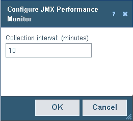 WUG16.4-Intervalle de collecte de l’analyseur de performances JMX