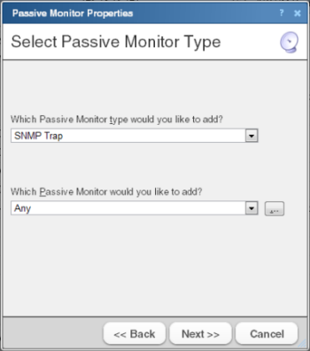 Selecting a passive monitor