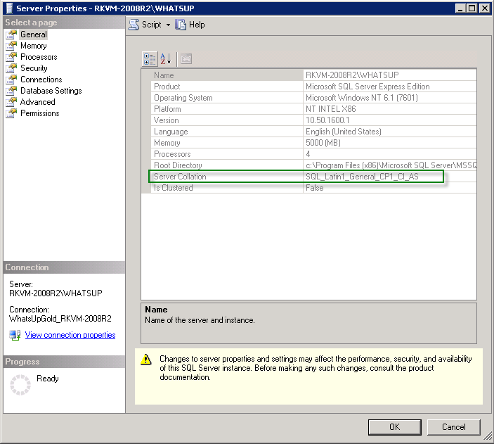 Whatsup Gold Version 16 3 Handbuch Zur Datenbankmigration Und Verwaltung