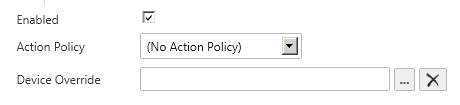 Configure the component