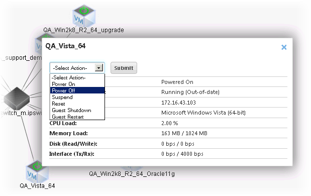 WV Map VM Actions