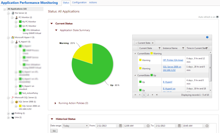 Status Page