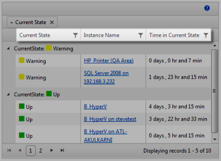Application State Summary Current State