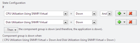 Critical Component Group for App Profile State Configuration