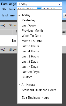 Selecting at date range using the date time picker