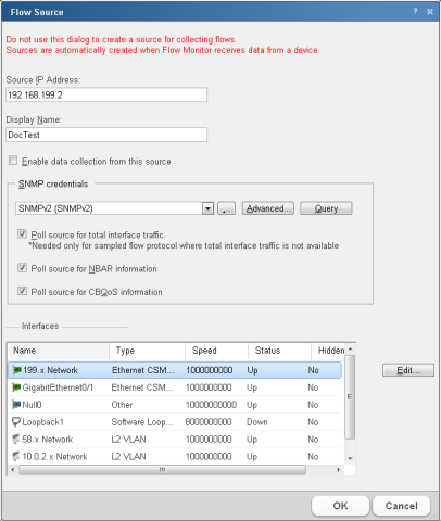 Источник потока SNMP