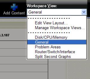 Device Status Workspace views