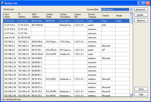 Device List