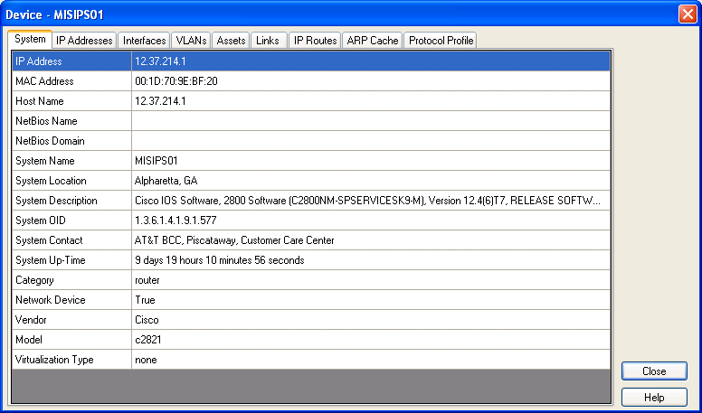 Device List Details