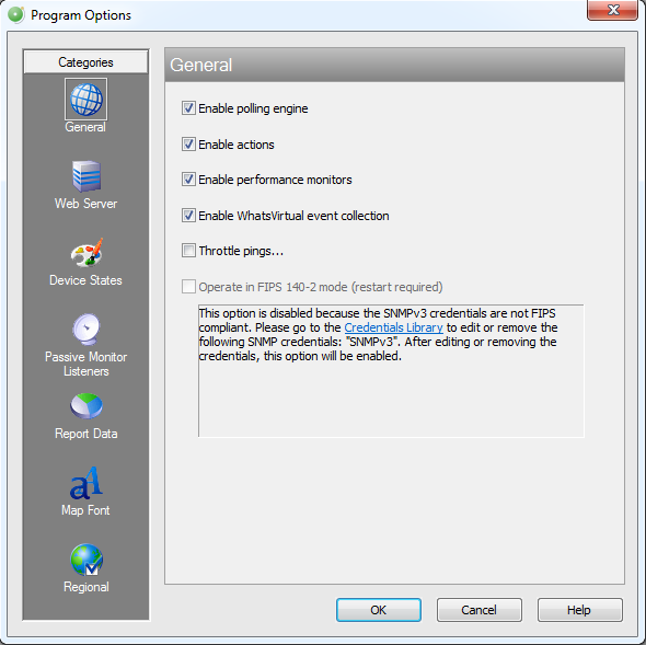 Program Options