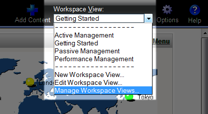 Managing the Workspace View