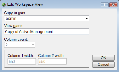 Copy Workspace View To