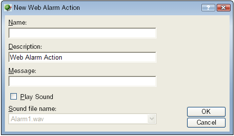 Web Alarm Action
