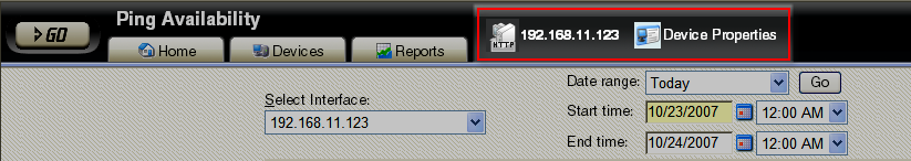 Device Report Options