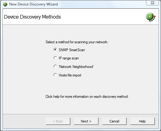 New Device Discovery Wizard