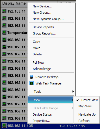 Right-Click Menu