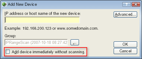 Select this option to add a device to the database multiple times.