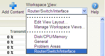 Device Status Workspace views