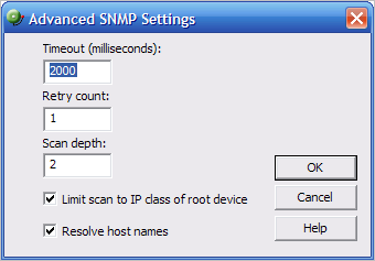Advanced SNMP Settings