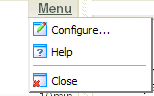Workspace Menu