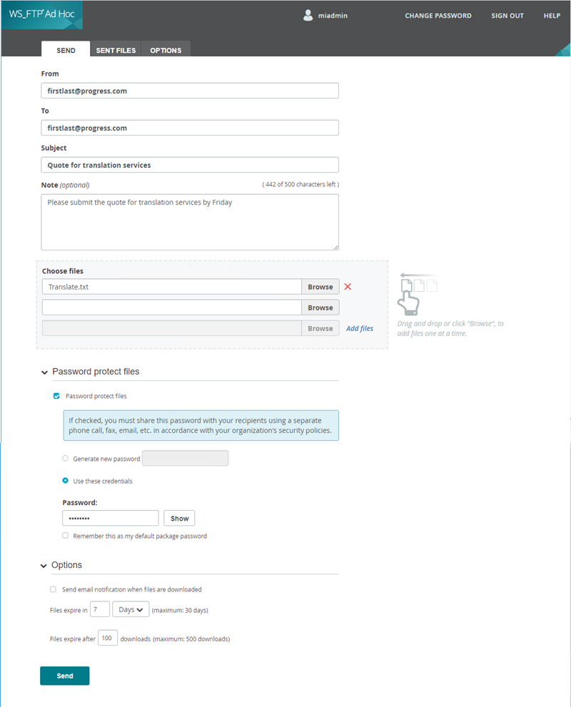 adhoctransfersendfilesexample
