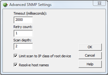 Advanced SNMP Settings