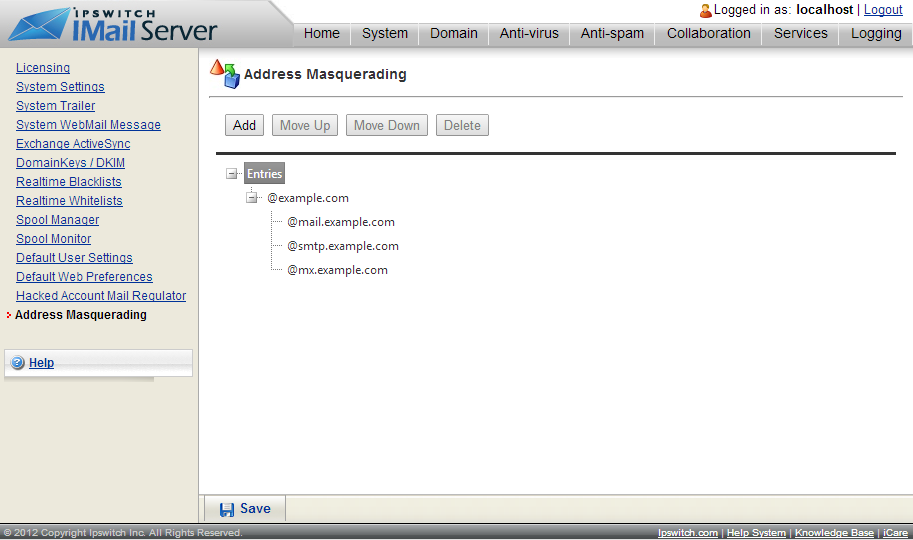 Address Masquerading